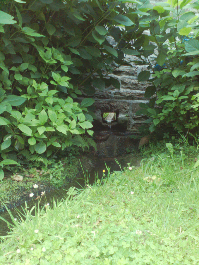 Stream through a wall